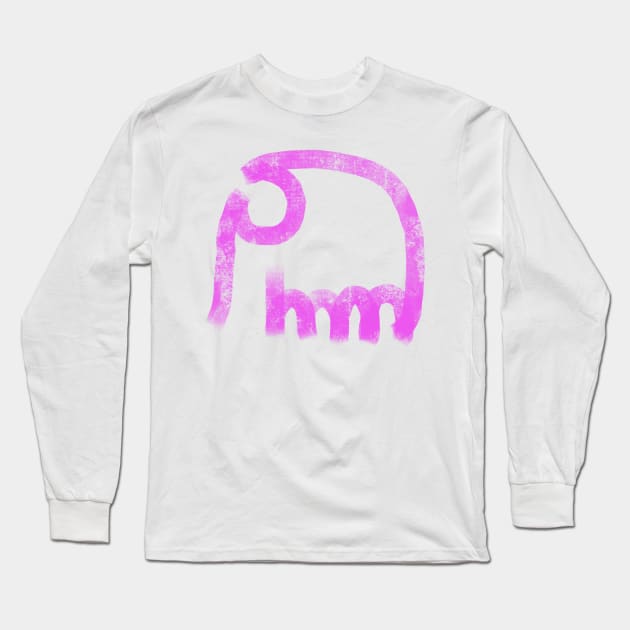 elephant Long Sleeve T-Shirt by Angel Rivas